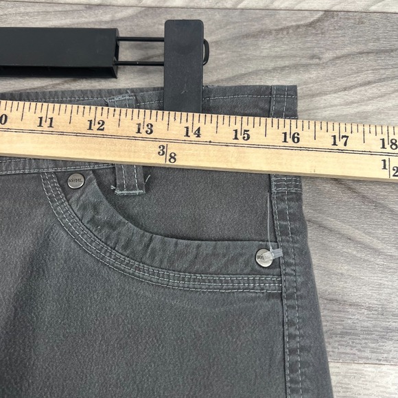 Kuhl Cargo Pants Womens Size 10 Gray Straight Leg Hiking Outdoor Relaxed Stretch - Picture 5 of 15